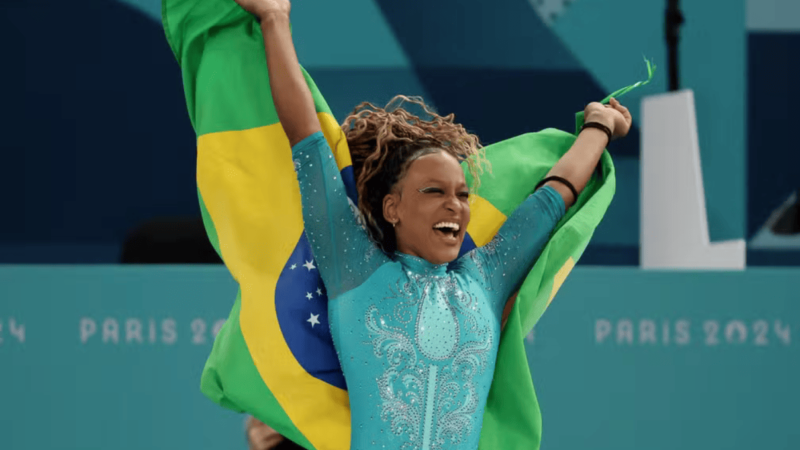 Rebeca Andrade Conquista Ouro no Solo Feminino na Ginástica Artística das Olimpíadas de Paris