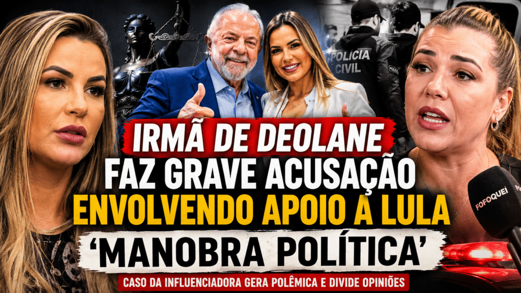 Apoio a Lula volta à tona após prisão de Deolane Bezerra