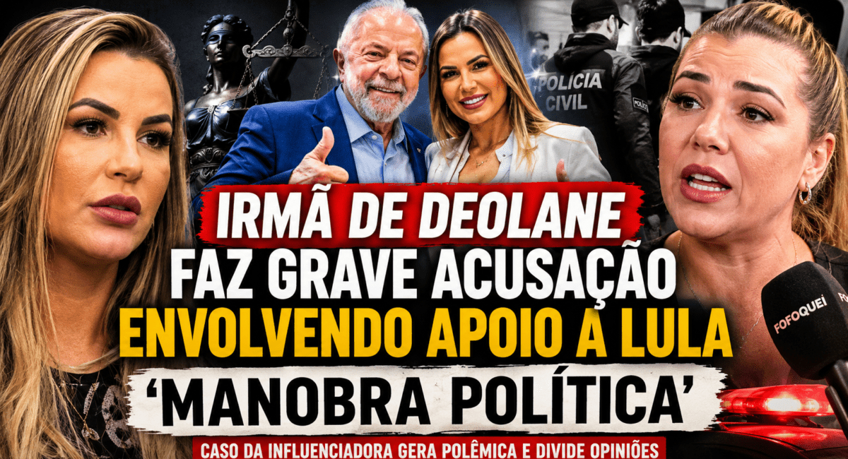 Irmã de Deolane acusa “manobra política” após prisão da influenciadora