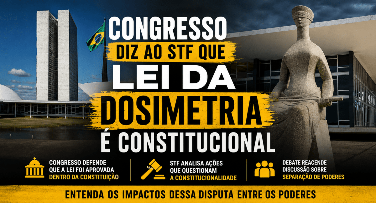 Lei da Dosimetria entra em nova fase de conflito