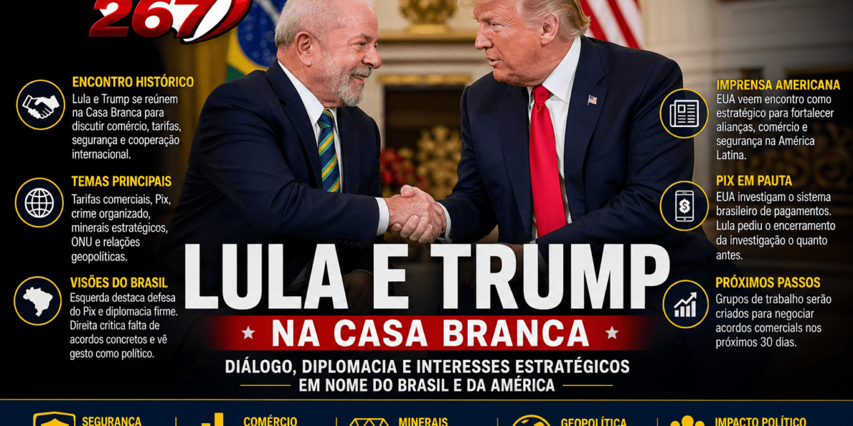 Lula e Trump frente a frente: veja os principais temas discutidos na Casa Branca