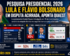 Pesquisa Quaest 2026 mostra disputa acirrada entre Lula e Flávio Bolsonaro