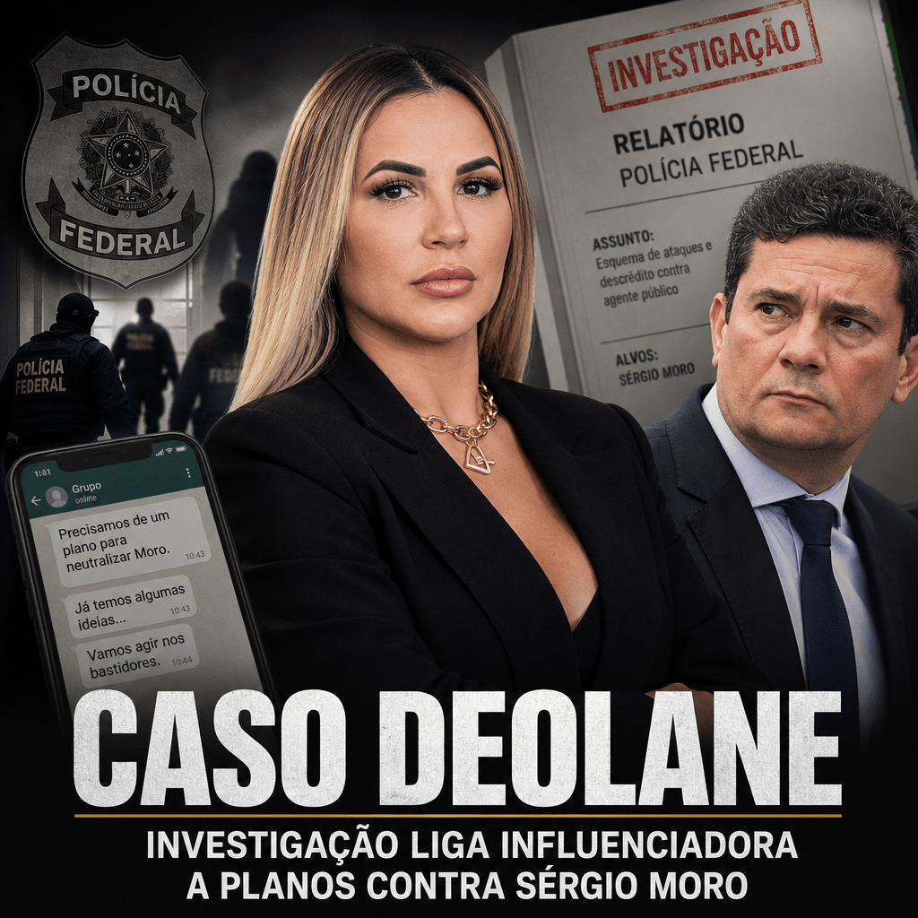 Investigação do Caso Deolane com destaque para ligação com plano contra Sérgio Moro pela Polícia Federal