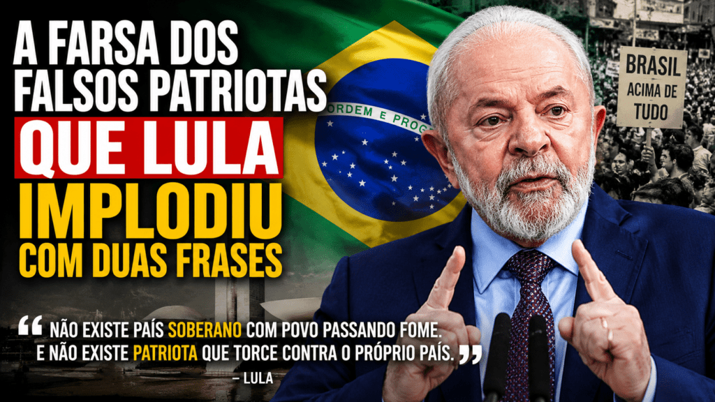 Declarações de Lula sobre patriotismo geram debate político e repercutem nas redes sociais