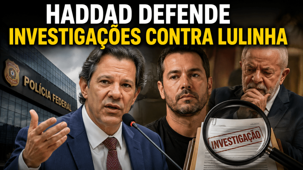Haddad defende investigações contra Lulinha e diz que “lei tem que ser respeitada”