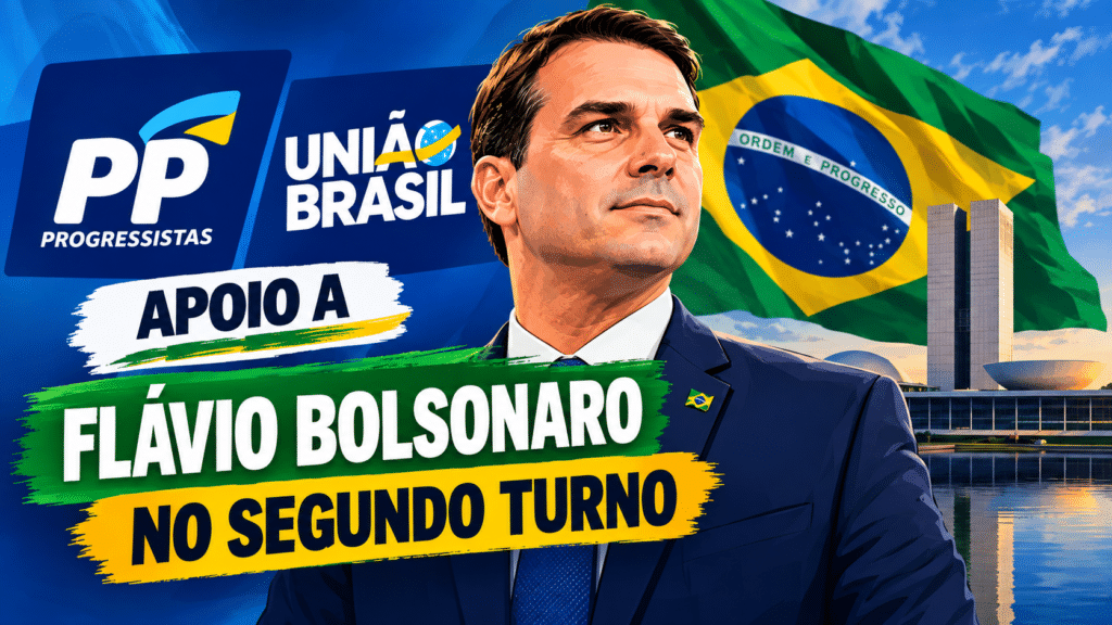 PP e União Brasil anunciam apoio a Flávio Bolsonaro