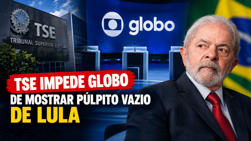 TSE restringe debate da Globo, Lula fica sem púlpito vazio