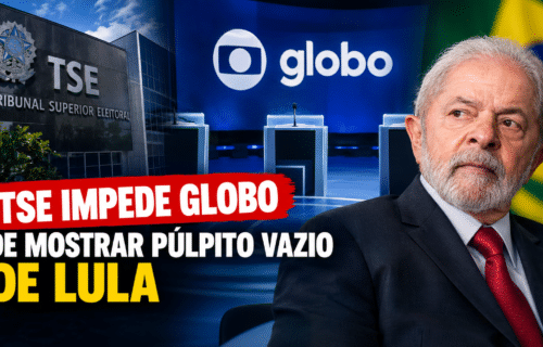 TSE impede Globo de mostrar púlpito vazio de Lula e debate acaba cancelado